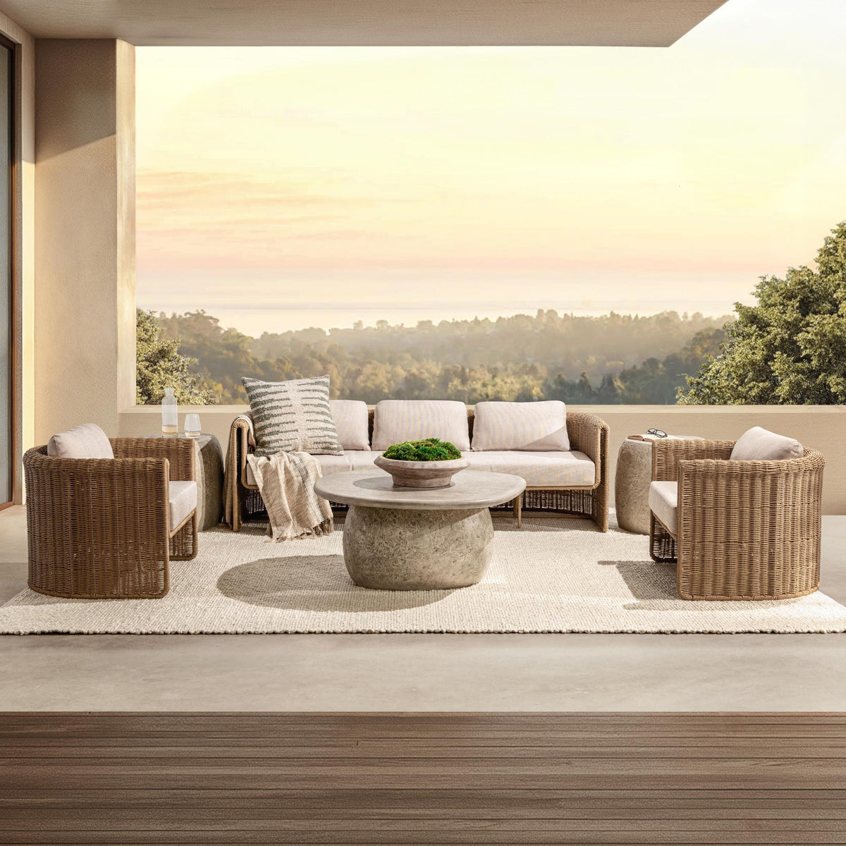 Rami Outdoor Sofa by Classic Home at Eve Furniture
