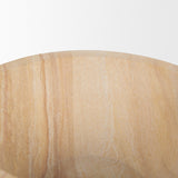 Ramira Beige Sandstone Decorative Pedestal Bowl by Mercana at Eve Furniture