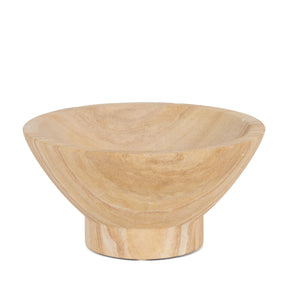 Ramira Beige Sandstone Decorative Pedestal Bowl by Mercana at Eve Furniture