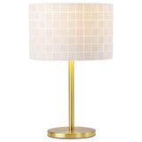 Ramiro Gold Drum Shade Buffet Table Lamp by Coaster at Eve Furniture
