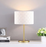 Ramiro Gold Drum Shade Buffet Table Lamp by Coaster at Eve Furniture