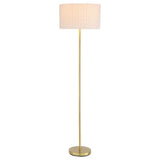 Ramiro Gold Drum Shade Floor Lamp by Coaster at Eve Furniture