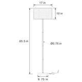 Ramiro Gold Drum Shade Floor Lamp by Coaster at Eve Furniture