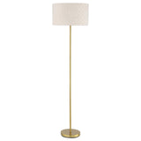 Ramiro Gold Drum Shade Floor Lamp by Coaster at Eve Furniture