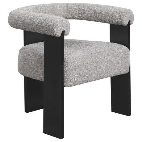 Ramona Taupe/Black Boucle Upholstered Accent Side Chair