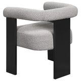 Ramona Taupe/Black Boucle Upholstered Accent Side Chair