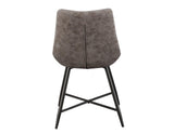 Ramona Brown PU Side Chair, Set of 2 by Steve Silver at Eve Furniture