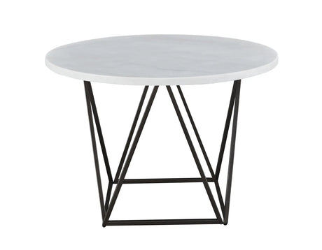 Ramona Tan Marble Top Dining Room Set by Steve Silver at Eve Furniture