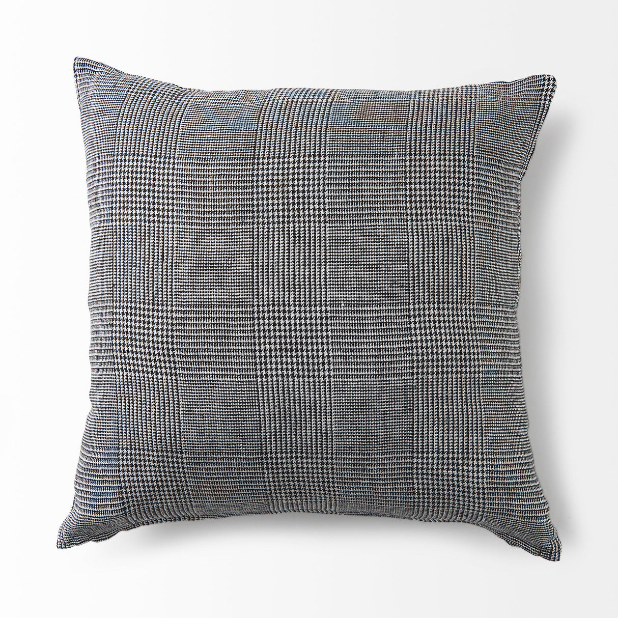 Ramone Black and White Fabric Decorative Pillow Cover by Mercana at Eve Furniture