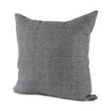 Ramone Black and White Fabric Decorative Pillow Cover by Mercana at Eve Furniture