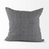 Ramone Black and White Fabric Pillow Cover w/Non-Allergen Filler, Set of 2 by Mercana at Eve Furniture
