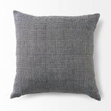 Ramone Black and White Fabric Pillow Cover w/Non-Allergen Filler, Set of 2 by Mercana at Eve Furniture