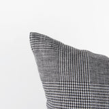 Ramone Black and White Fabric Pillow Cover w/Non-Allergen Filler, Set of 2 by Mercana at Eve Furniture