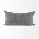 Ramone White and Black Fabric Decorative Pillow Cover by Mercana at Eve Furniture