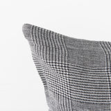 Ramone White and Black Fabric Decorative Pillow Cover by Mercana at Eve Furniture