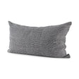 Ramone White and Black Fabric Decorative Pillow Cover by Mercana at Eve Furniture