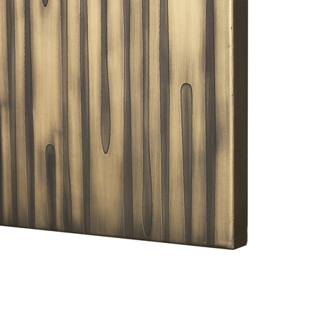 Ramos Painted Antiqued Gold Metal Wall Art by Mercana at Eve Furniture