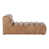 Ramsay Leather Chaise Tan by Moe's Home at Eve Furniture