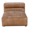 Ramsay Leather Chaise Tan by Moe's Home at Eve Furniture