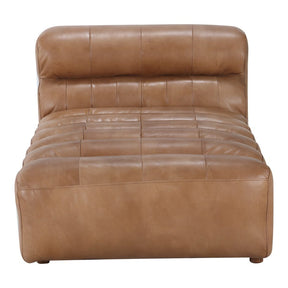 Ramsay Leather Chaise Tan by Moe's Home at Eve Furniture