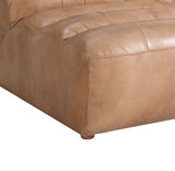 Ramsay Leather Slipper Chair Tan by Moe's Home at Eve Furniture