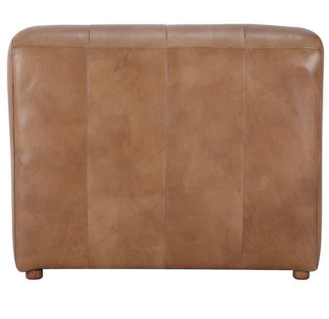 Ramsay Leather Slipper Chair Tan by Moe's Home at Eve Furniture