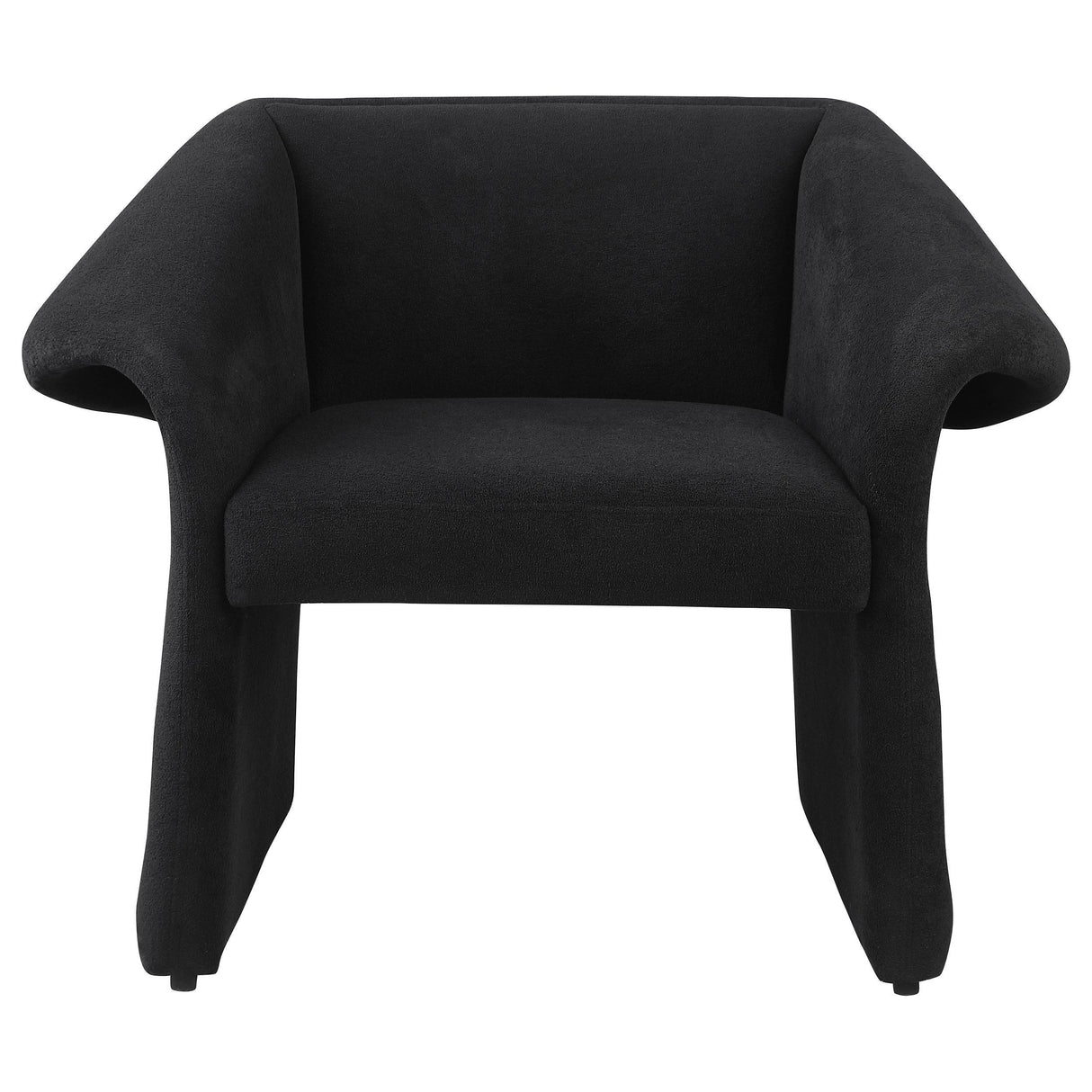 Ramsey Black Upholstered Sloped Arm Accent Chair by Coaster at Eve Furniture