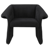 Ramsey Black Upholstered Sloped Arm Accent Chair by Coaster at Eve Furniture