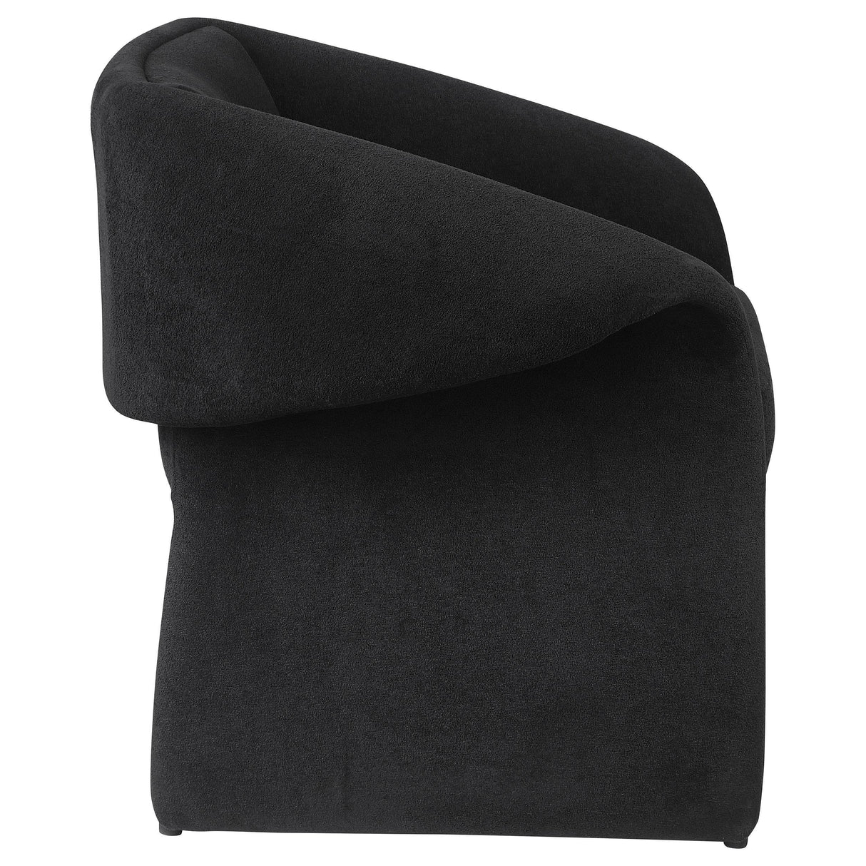 Ramsey Black Upholstered Sloped Arm Accent Chair by Coaster at Eve Furniture