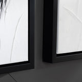 Ramsey Black/White Canvas by Crestview at Eve Furniture