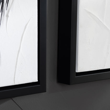 Ramsey Black/White Canvas by Crestview at Eve Furniture