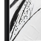 Ramsey Black/White Canvas by Crestview at Eve Furniture