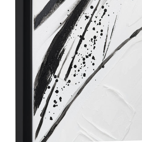 Ramsey Black/White Canvas by Crestview at Eve Furniture