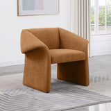 Ramsey Honey Upholstered Sloped Arm Accent Chair