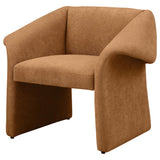 Ramsey Honey Upholstered Sloped Arm Accent Chair