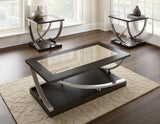 Ramsey 3-Piece Set (Cocktail & 2 End Tables) by Steve Silver at Eve Furniture