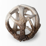 Ramus I (Small) 5L x 5W Brown Antler Shaped Decorative Resin Orb Ball by Mercana at Eve Furniture