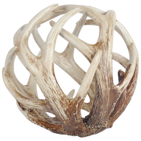 Ramus II (Large) 7L x 7W Brown Antler Shaped Decorative Orb Ball by Mercana at Eve Furniture