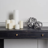 Ramus III (Small) Silver Antler Shaped Decorative Orb Ball by Mercana at Eve Furniture