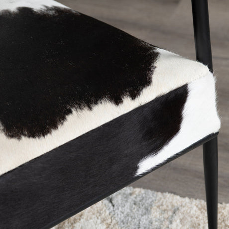 Ranchero White/Black Accent Chair by Crestview at Eve Furniture