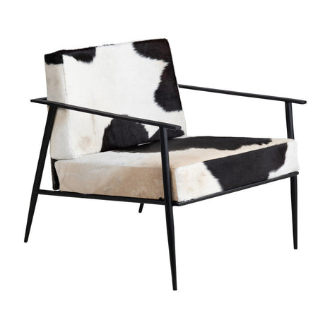 Ranchero White/Black Accent Chair by Crestview at Eve Furniture