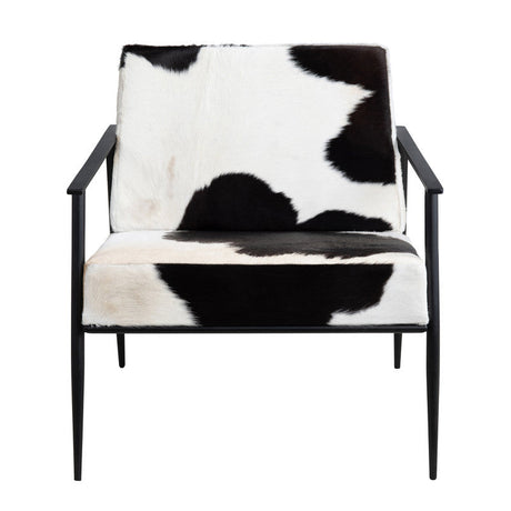 Ranchero White/Black Accent Chair by Crestview at Eve Furniture