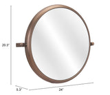 Rand Bronze Mirror by Zuomod at Eve Furniture