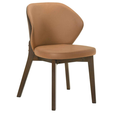 Randolph Butterscotch/Brown Dining Side Chair (Set of 2) by Coaster at Eve Furniture