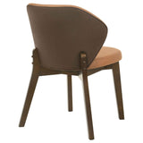Randolph Butterscotch/Brown Dining Side Chair (Set of 2) by Coaster at Eve Furniture