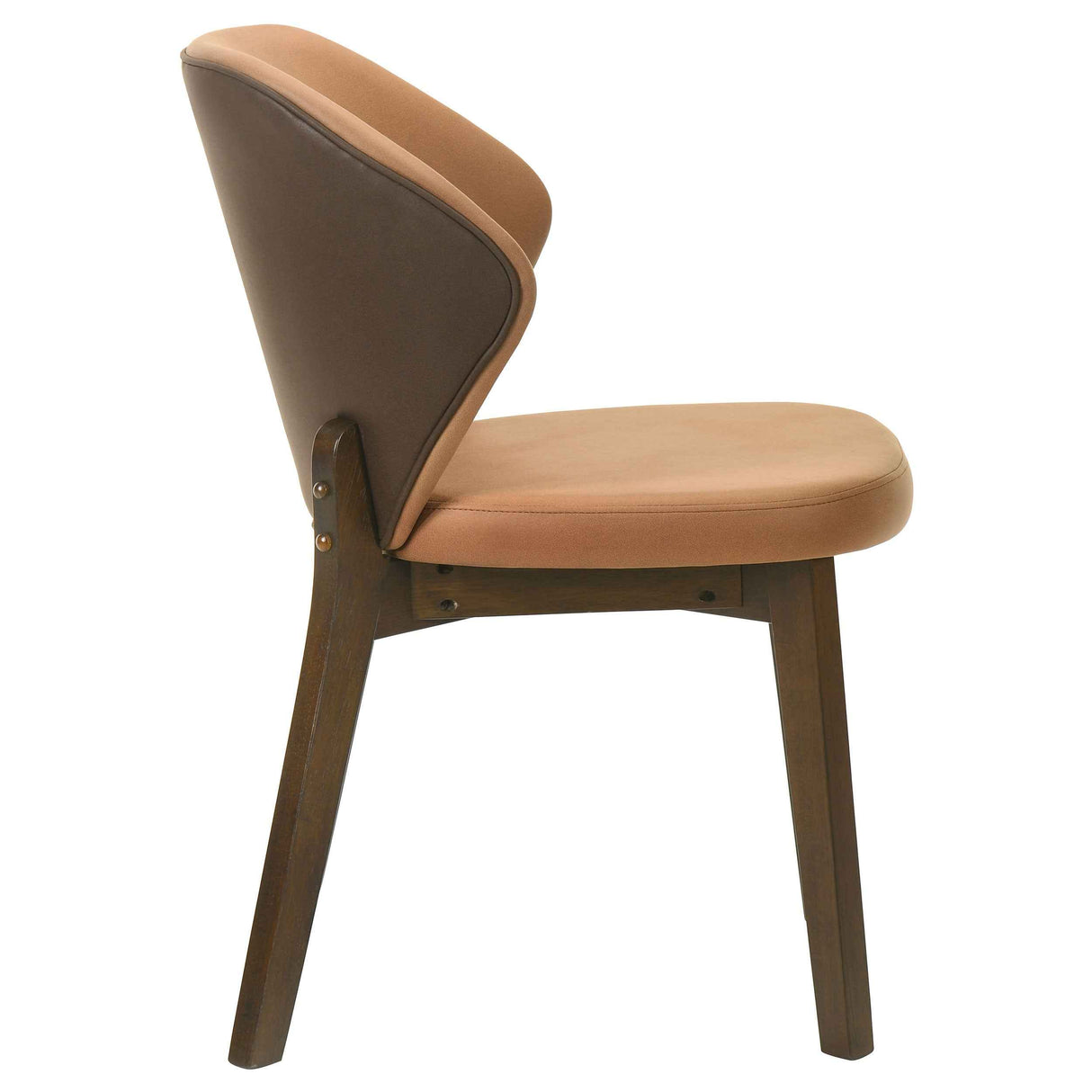 Randolph Butterscotch/Brown Dining Side Chair (Set of 2) by Coaster at Eve Furniture