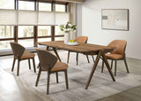 Randolph Sheesham/Brown 5-piece Rectangular Dining Room Set by Coaster at Eve Furniture