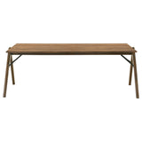 Randolph Sheesham/Brown 7-piece Rectangular Dining Room Set by Coaster at Eve Furniture