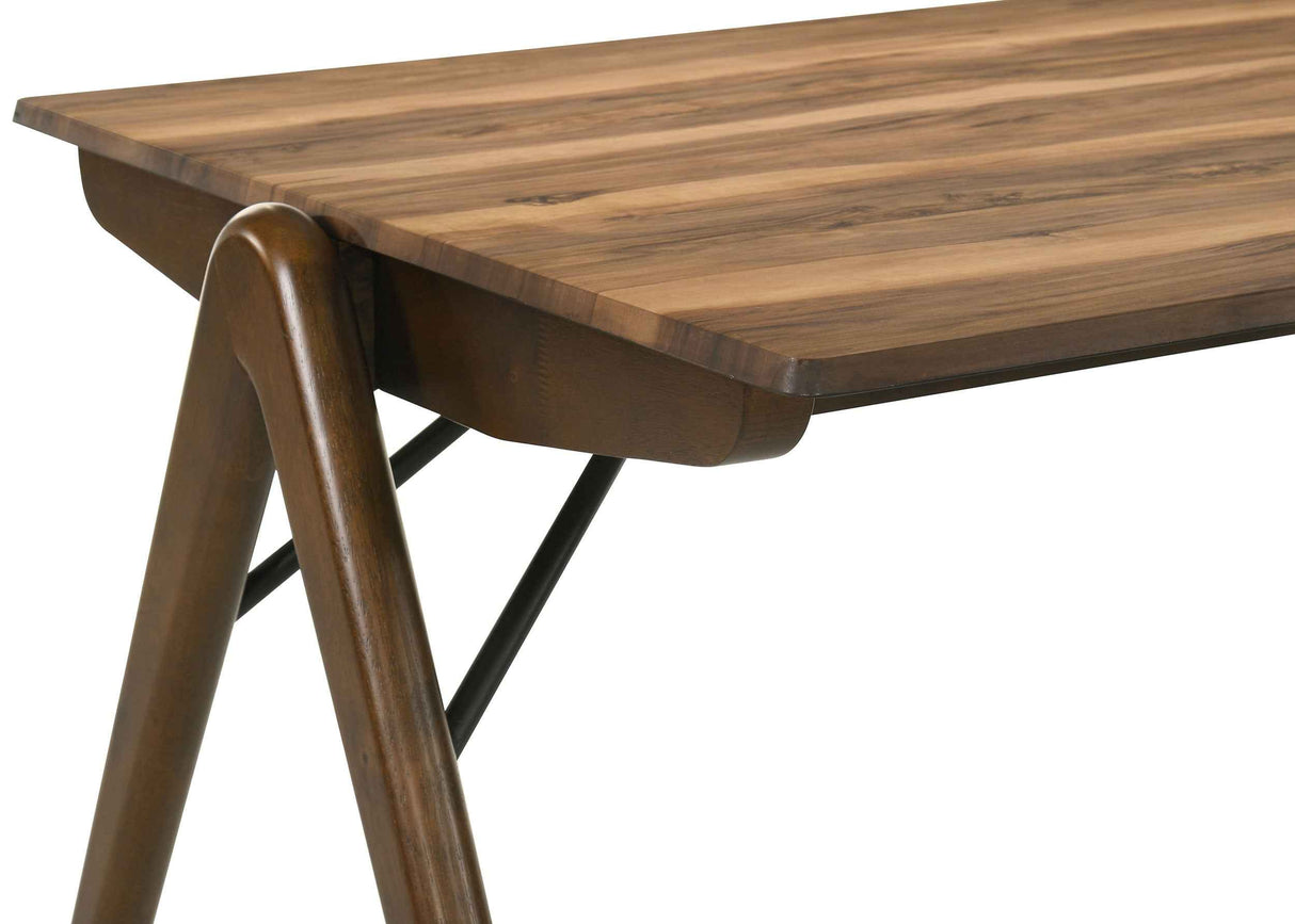 Randolph Sheesham/Brown 7-piece Rectangular Dining Room Set by Coaster at Eve Furniture