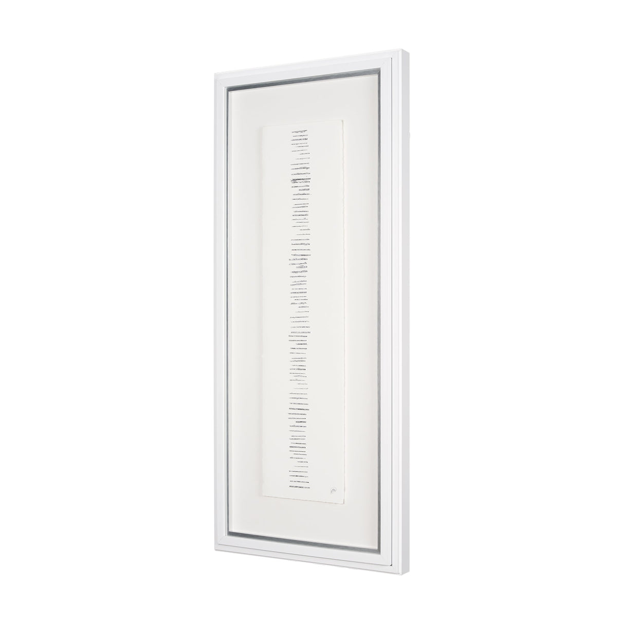 Random Lines Silver by Studio M a handmade Original Framed Artwork under Glass by Mercana at Eve Furniture